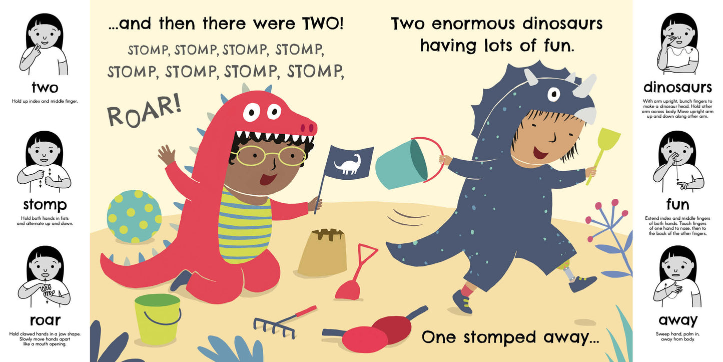 Sign and Rhyme: Five Enormous Dinosaurs (ASL)