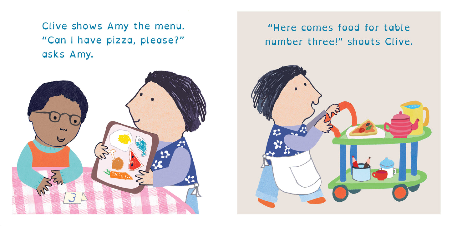 Clive is a Waiter