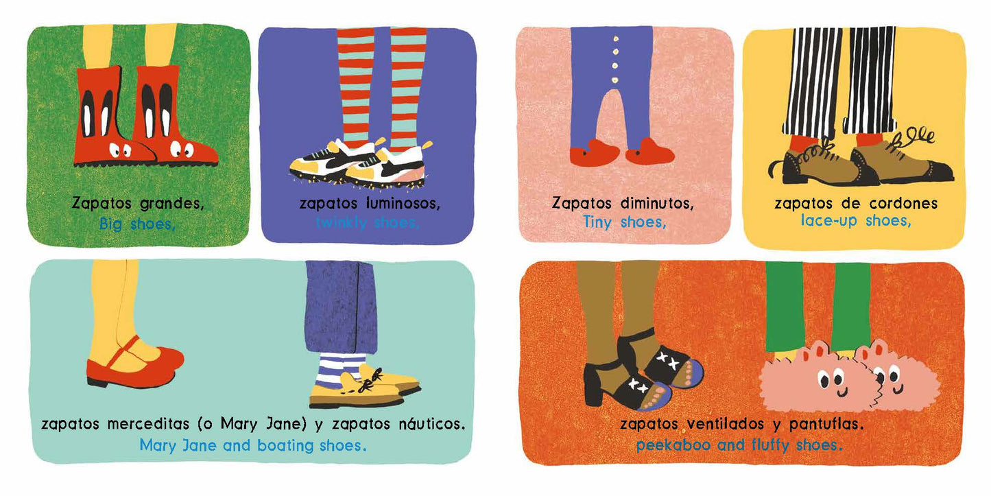 Zapatos nuevos, zapatos rojos/New Shoes, Red Shoes (Bilingual Mini-Library Edition)