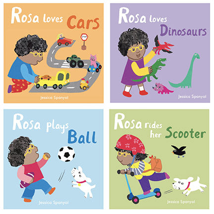 All About Rosa Board book Set of 4