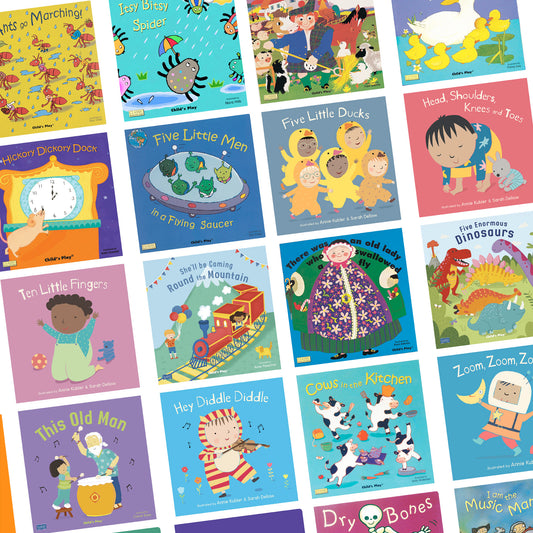 Classic Songs and Rhymes Board Book Set of 34