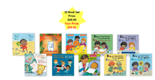 Value Priced Softcover Book Bilingual Set of 10