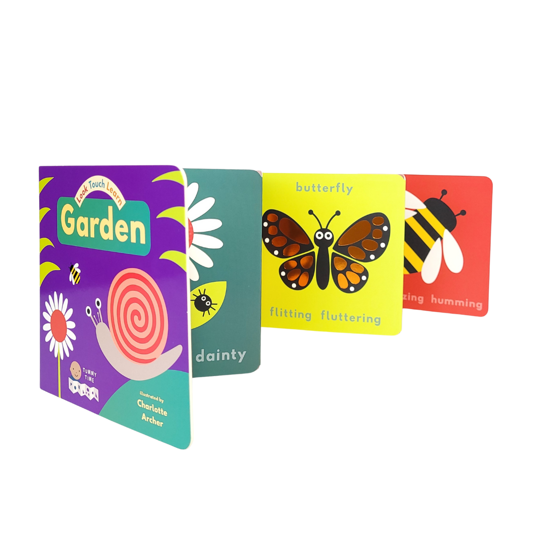 Look, Touch, Learn: Garden (A Mini Tummy Time Book)
