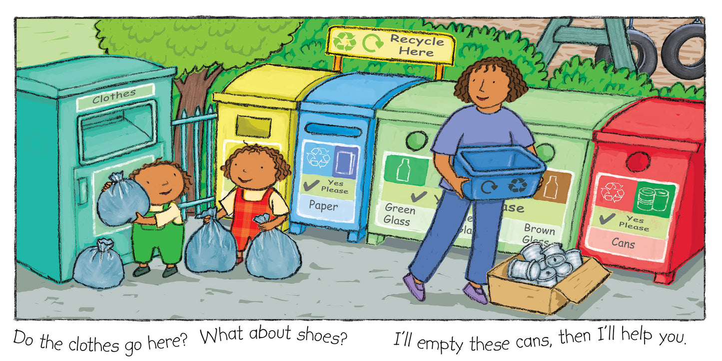 Helping Hands: Recycling!