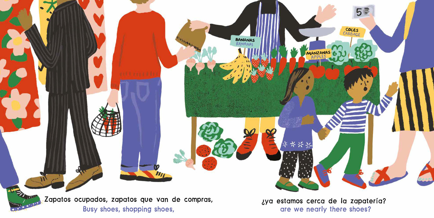 Zapatos nuevos, zapatos rojos/New Shoes, Red Shoes (Bilingual Mini-Library Edition)