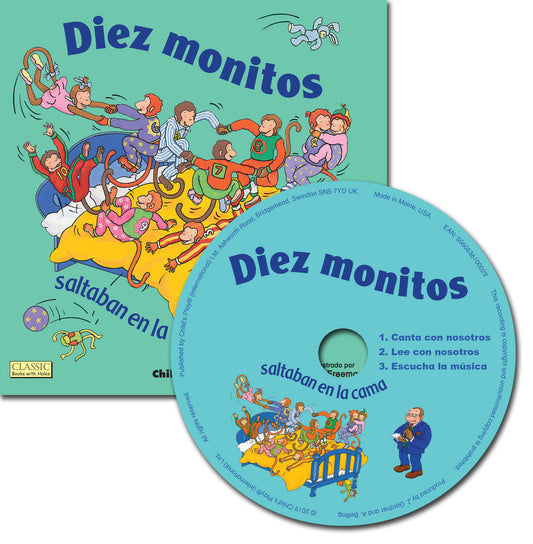 Diez Monitos Saltaban en la cama - SC 8x8 w/cd