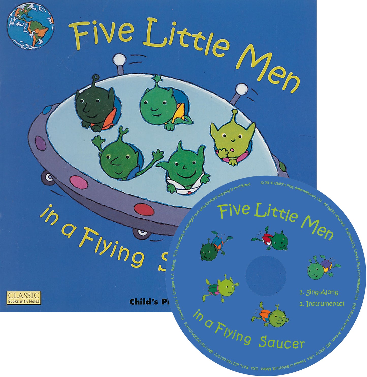 Five Little Men in a Flying Saucer (Softcover with CD Edition)