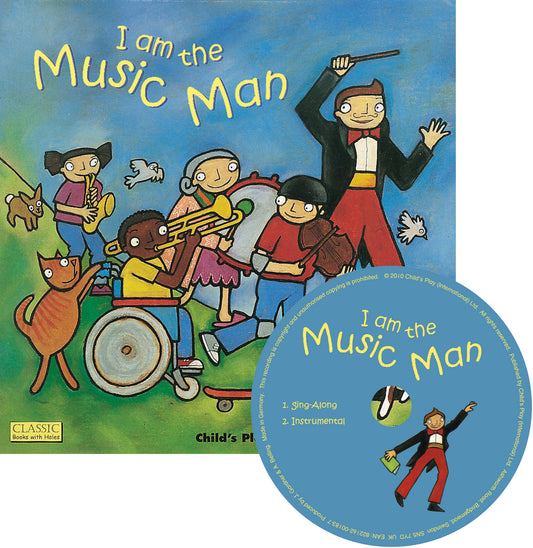 I am the Music Man (8x8 Softcover with CD Edition)