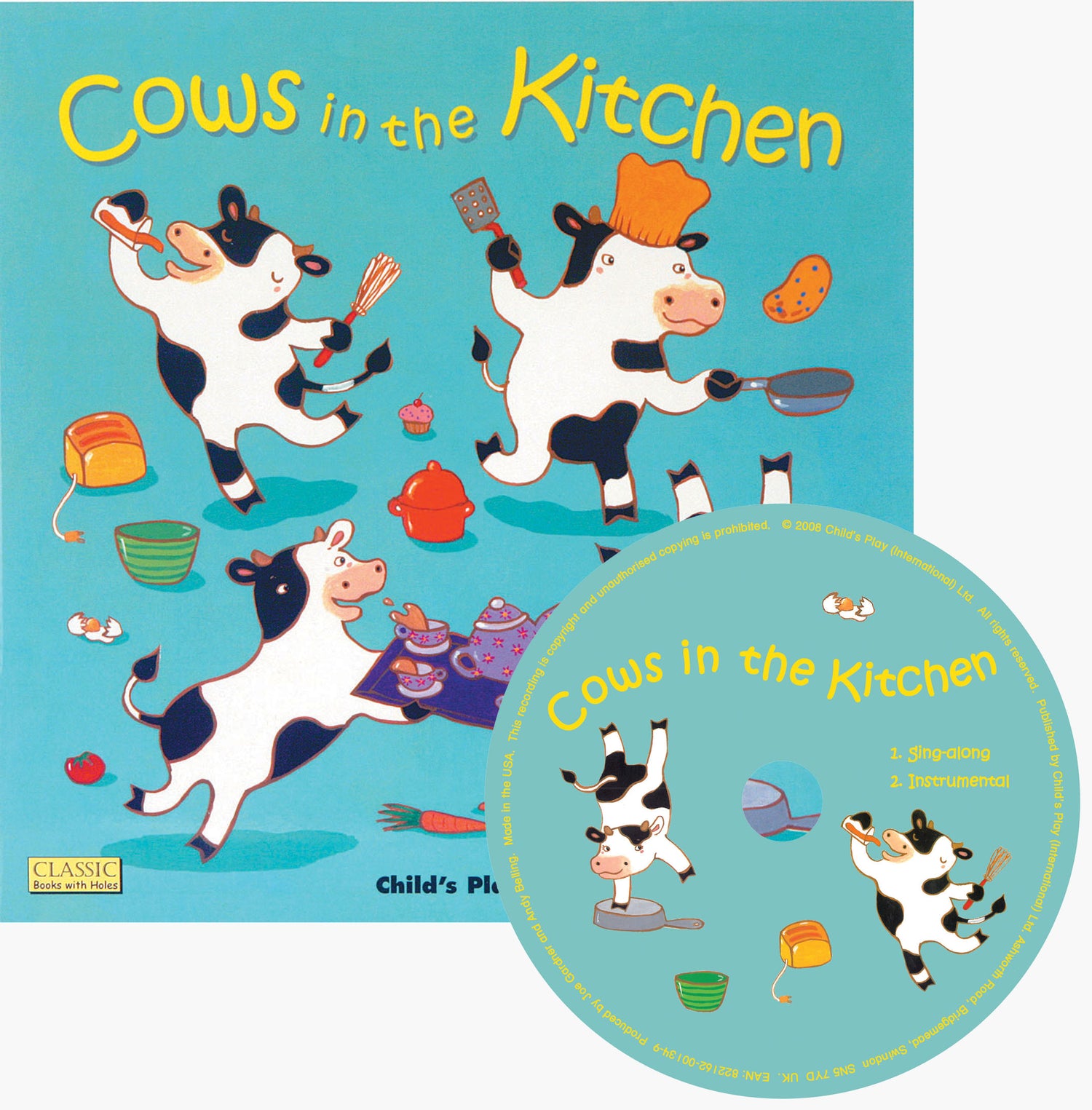 Classic Books with Holes 8x8 & CD