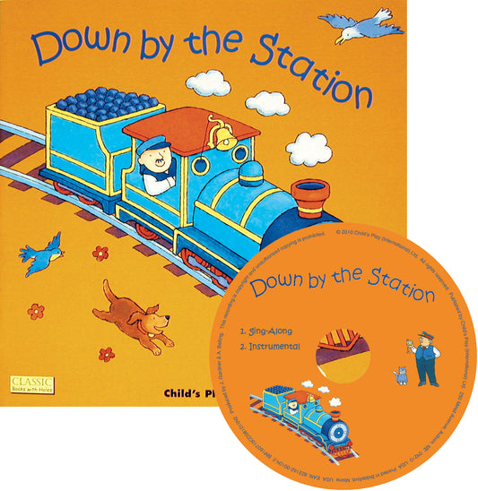 Down by the Station (8x8 Softcover with CD Edition)
