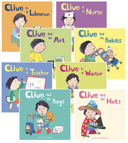 All About Clive Board book Set of 8