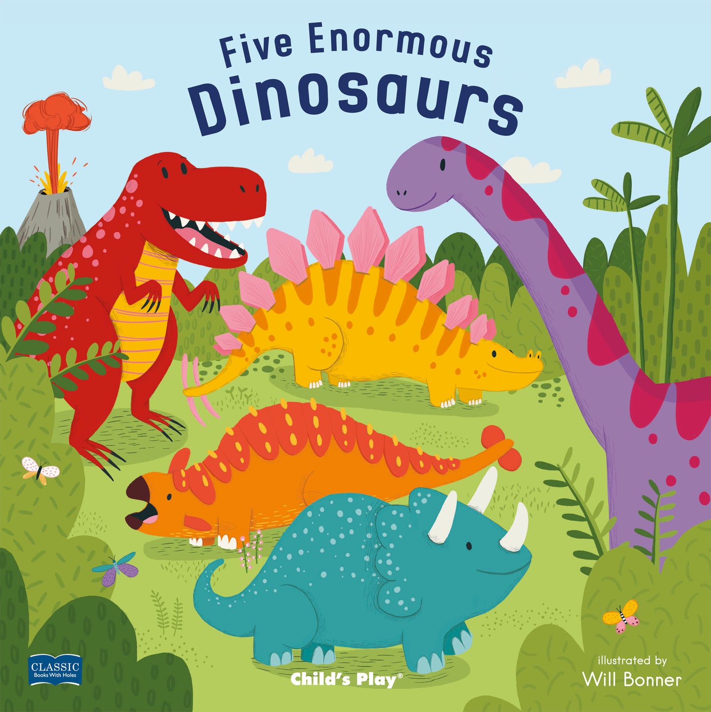 Five Enormous Dinosaurs (8x8 Softcover Edition)