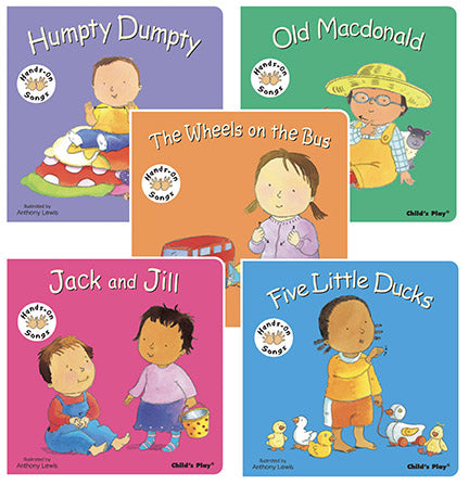 Hands-On Songs Board book Set of 5