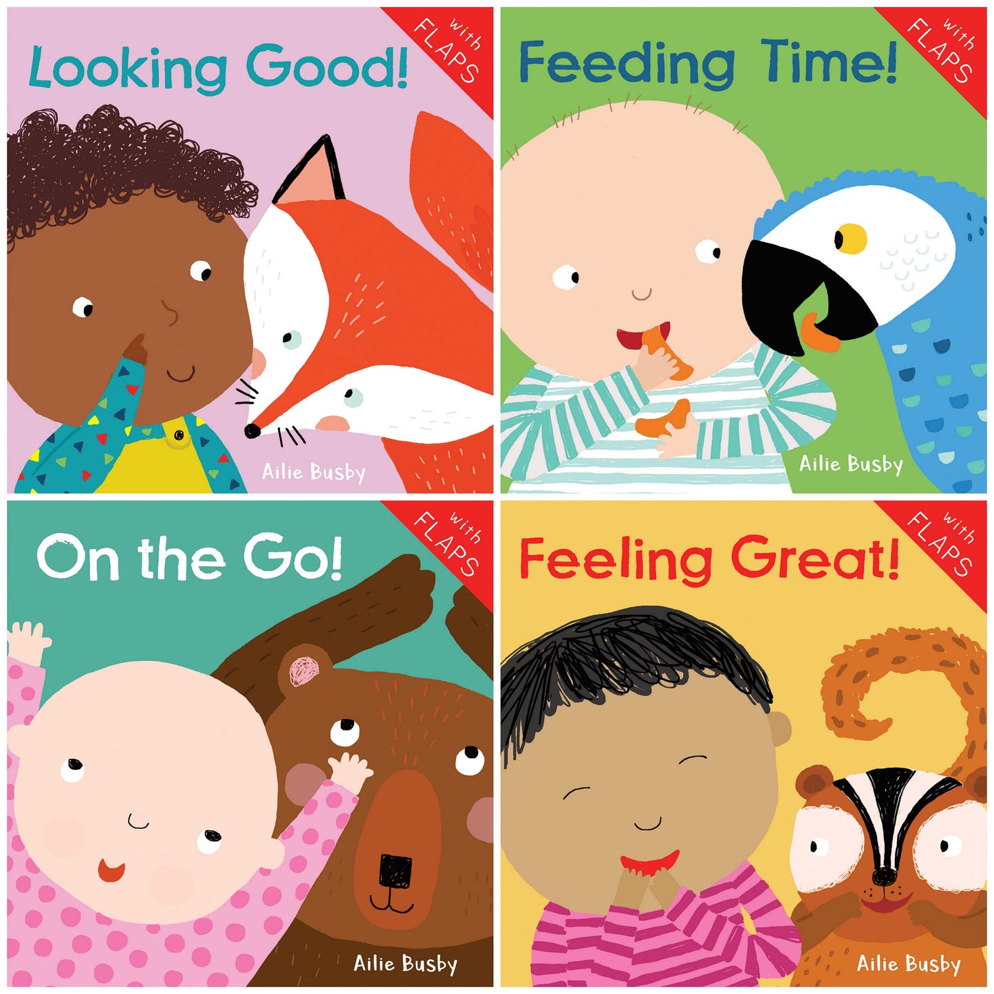 Just Like Me! Board book Set of 4
